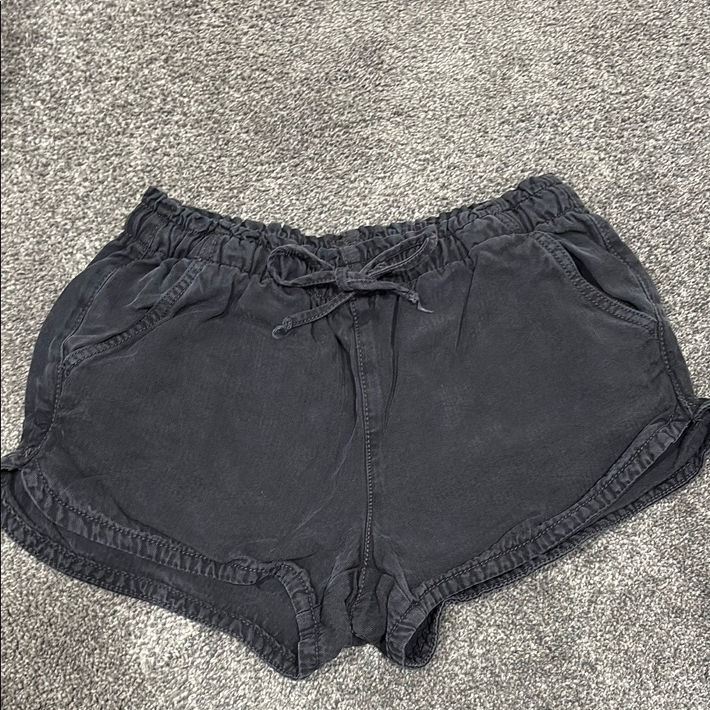 Women's Black Casual Shorts